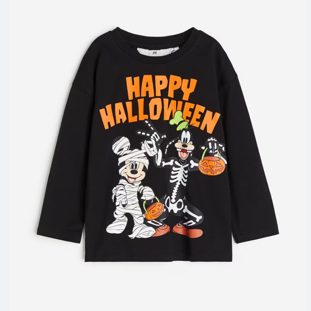 H&M Kids Halloween Disney Mickey Shirt